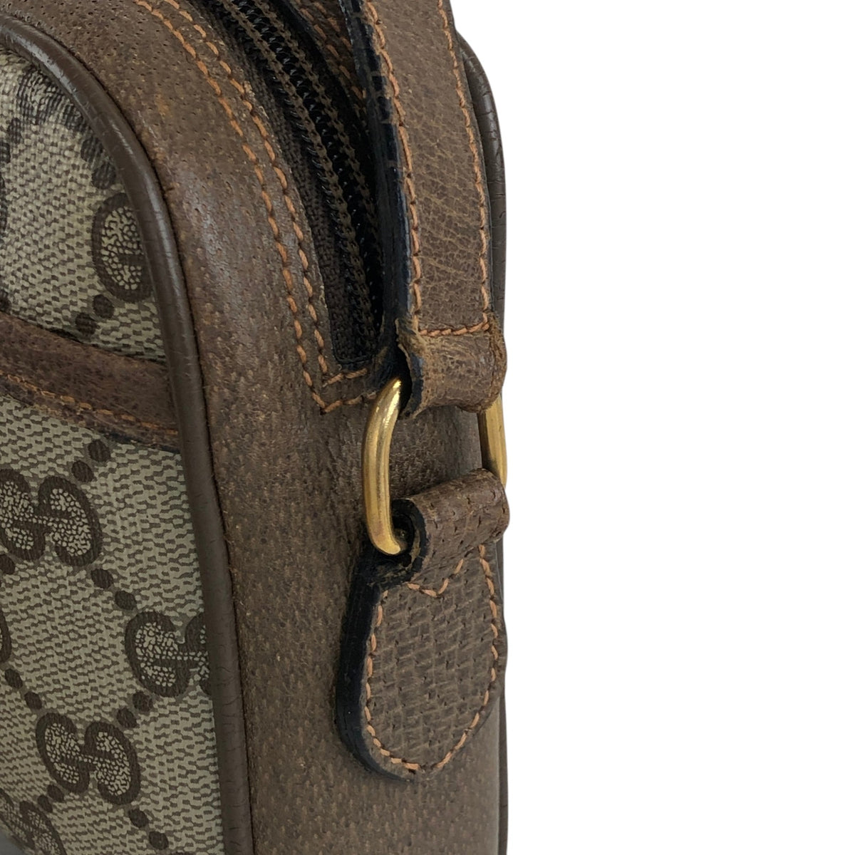 GUCCI Sherry Line Shoulder bag Beige Vintage 2xz5e8