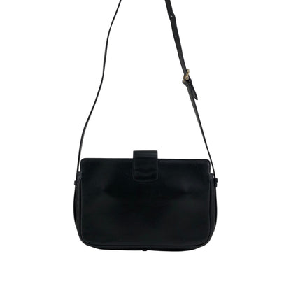 CELINE Triomphe Shoulder bag Black Vintage 5bs5ri