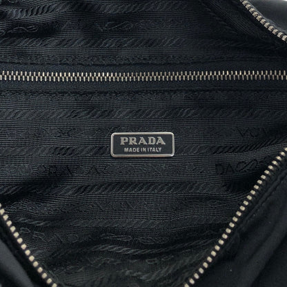 PRADA Triangle Logo Handbag Small Boston bag Black Vintage bhwzaa