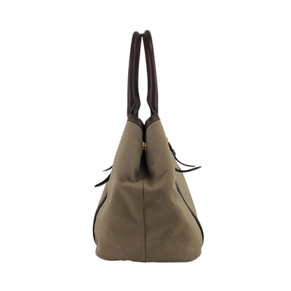 PRADA 標誌手袋 棕色 復古 7avgyx