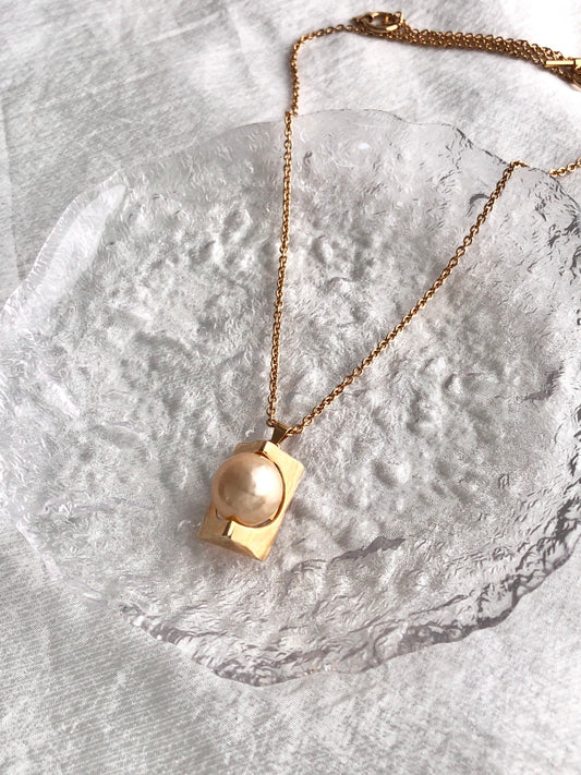CELINE Necklace Gold Vintage wvwthd