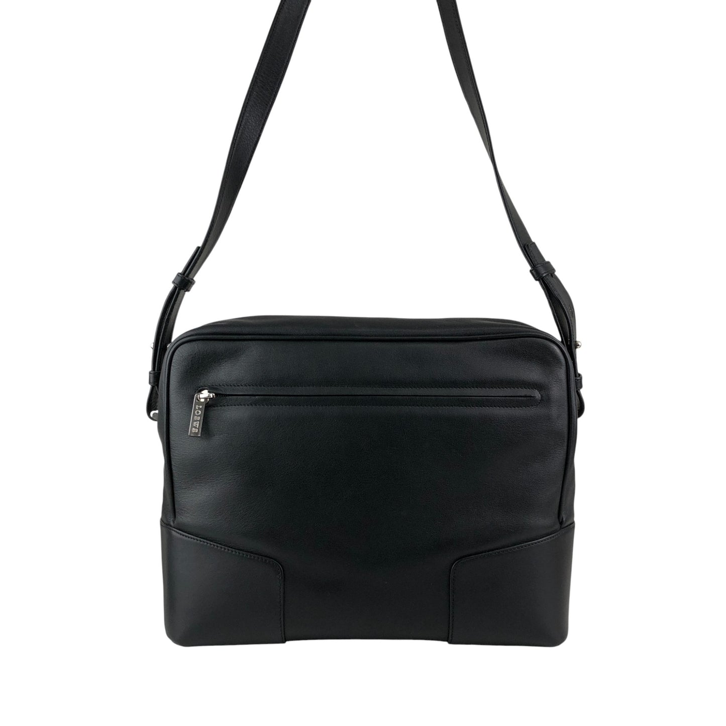 LOEWE Anagram Shoulder bag Black Vintage irfme7