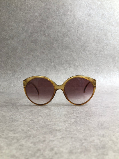 Christian Dior CD Logo Sunglasses Beige Vintage wm5r8j