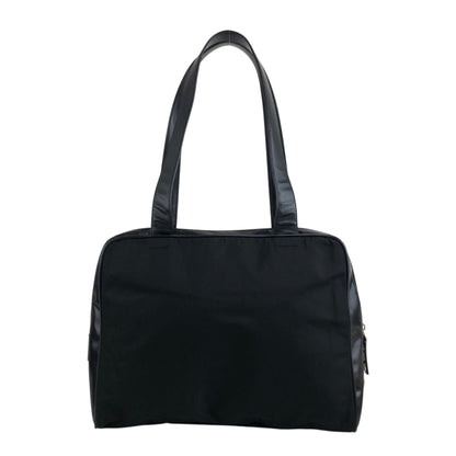 PRADA Triangle Logo Padlock Totebag Black Vintage 5g8nni