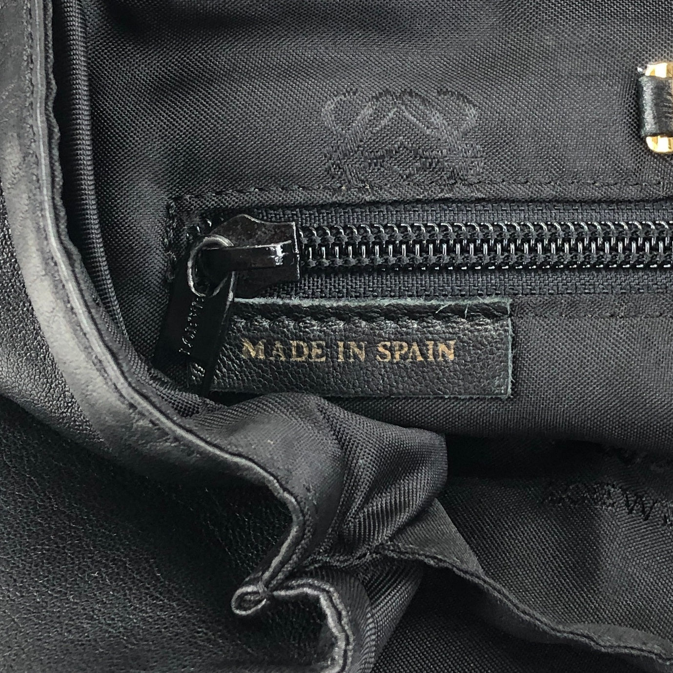 LOEWE Anagram Shoulder bag Black Vintage g6acrx