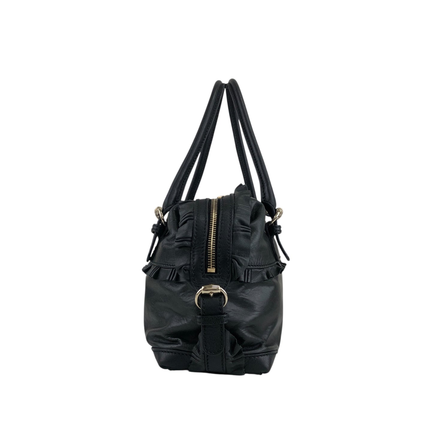 GUCCI Handbag Black Vintage ns25kt