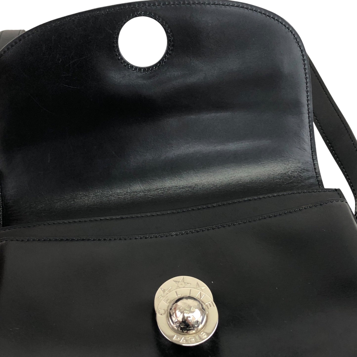 CELINE Starball Shoulder bag Black Vintage 2mjkig