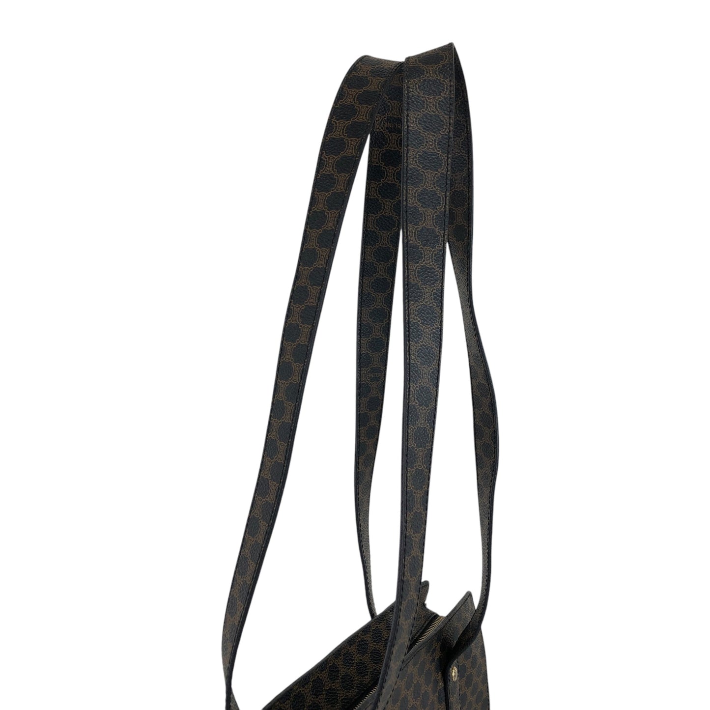 CELINE Macadam Shoulder bag Totebag Black Vintage dyyxs8
