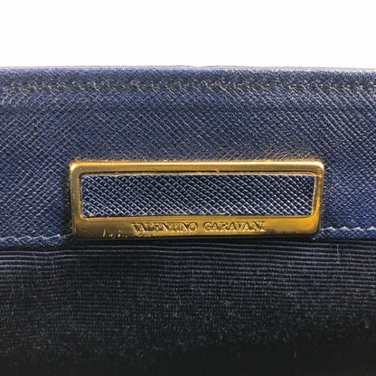 VALENTINO GARAVANI Top Handle Handbag Blue Vintage d5kjkj
