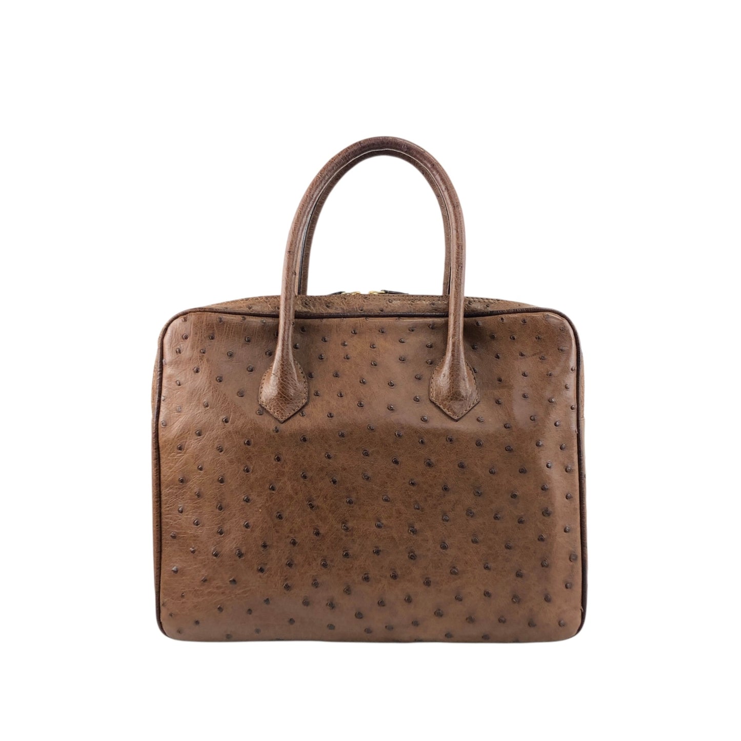 LOEWE Anagram Handbag Brown Vintage pztb8z