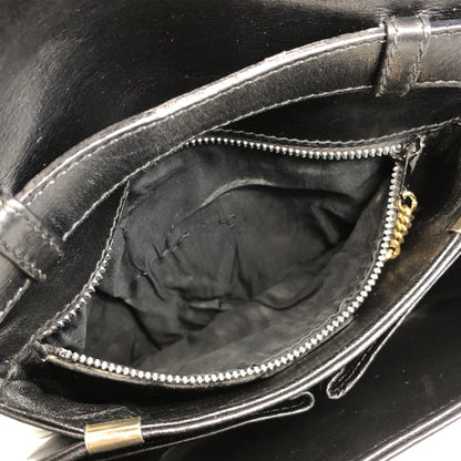 CELINE Blason Crossbody Shoulder bag Black Vintage d6wbur