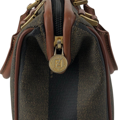 FENDI Pecan Two-way Small Boston bag Shoulder bag Brown Vintage sd4x4i