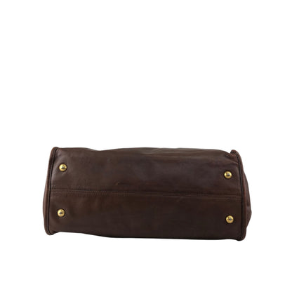 PRADA Logo Totebag Brown Vintage sznhvb