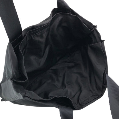 PRADA Tessuto Triangle Logo Totebag Black Vintage fzec6b