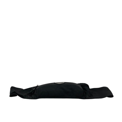 PRADA Tessuto Triangle Logo Sling bag Black Vintage hpnycc