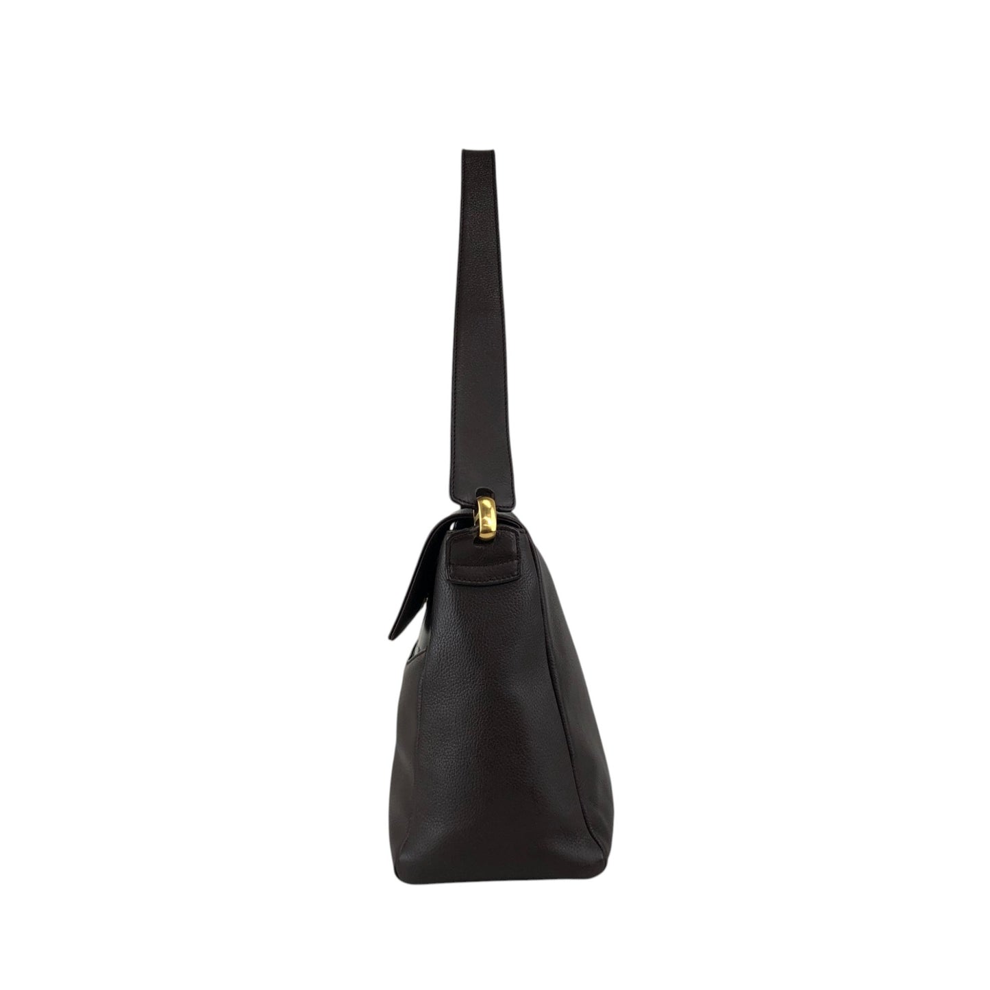 LOEWE Logo Shoulder bag Dark Brown Vintage siikib