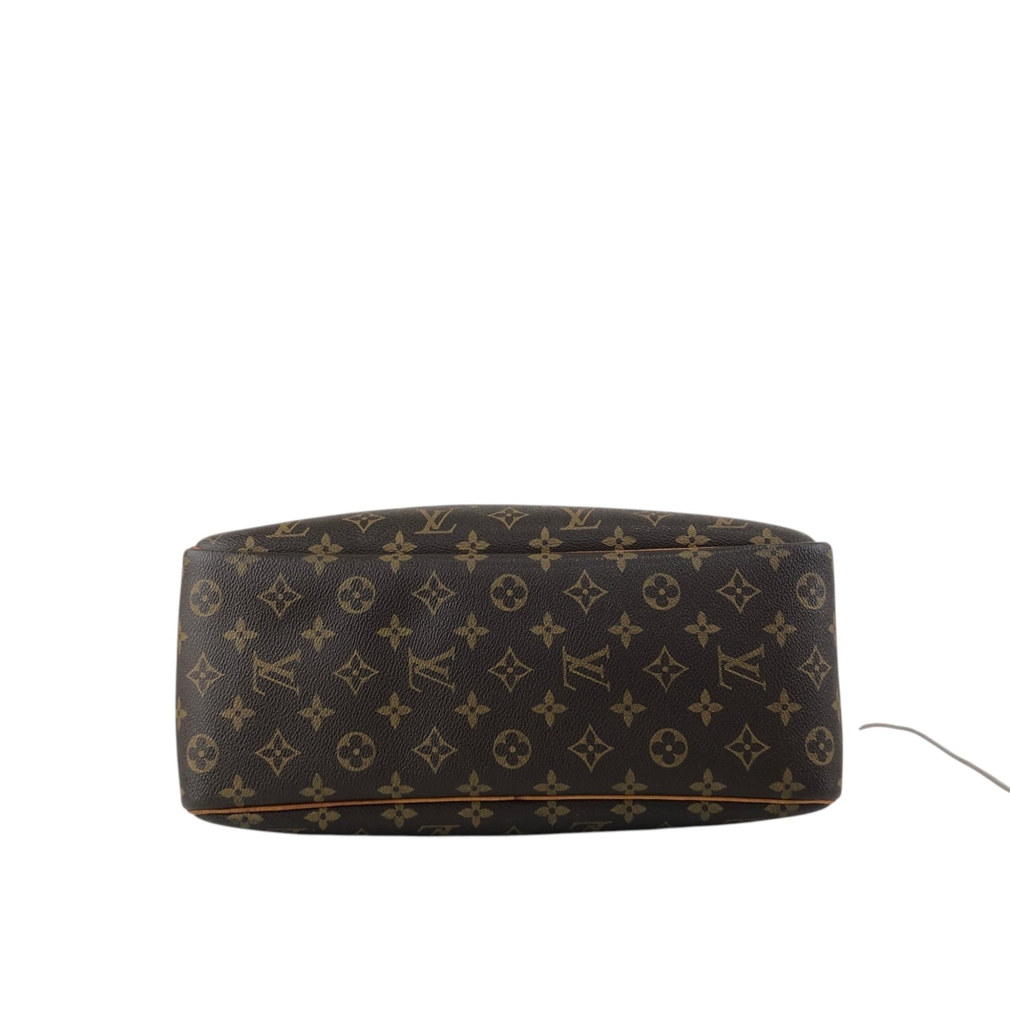 LOUIS VUITTON Monogram Handbag Brown Vintage bwp3ix