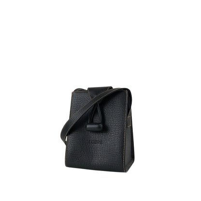 LOEWE Logo Turn Lock Shoulder bag Black Vintage 4uy7z7