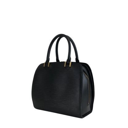 LOUIS VUITTON Epi Handbag Black Vintage dfb7ei