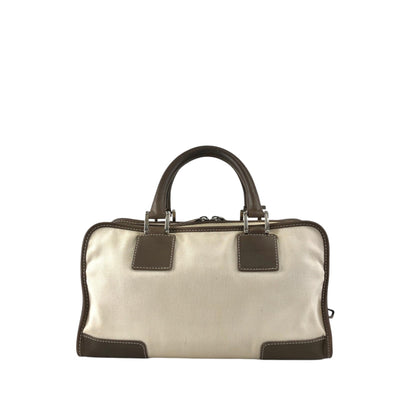 LOEWE Amazona Anagram Handbag Beige Vintage srrkp4