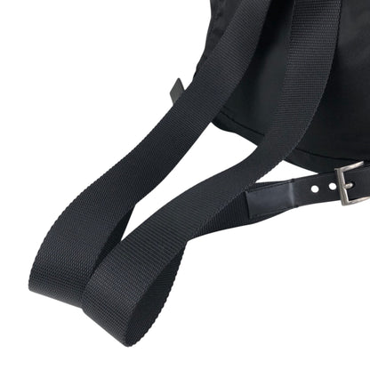PRADA Tessuto Triangle Logo Backpack Black Vintage 2jwvfk