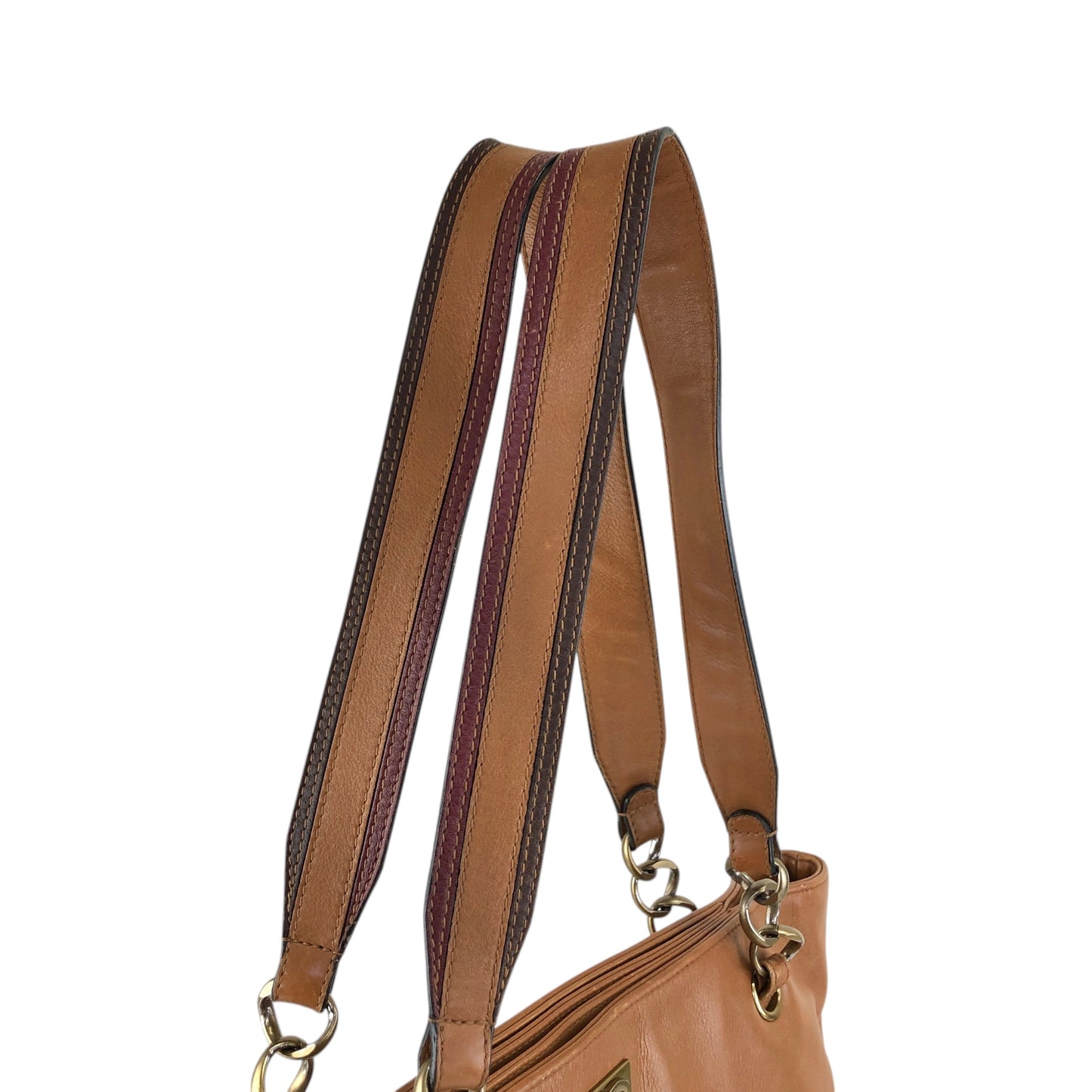 CHANEL Coco Mark Totebag Brown Vintage xu5xvk