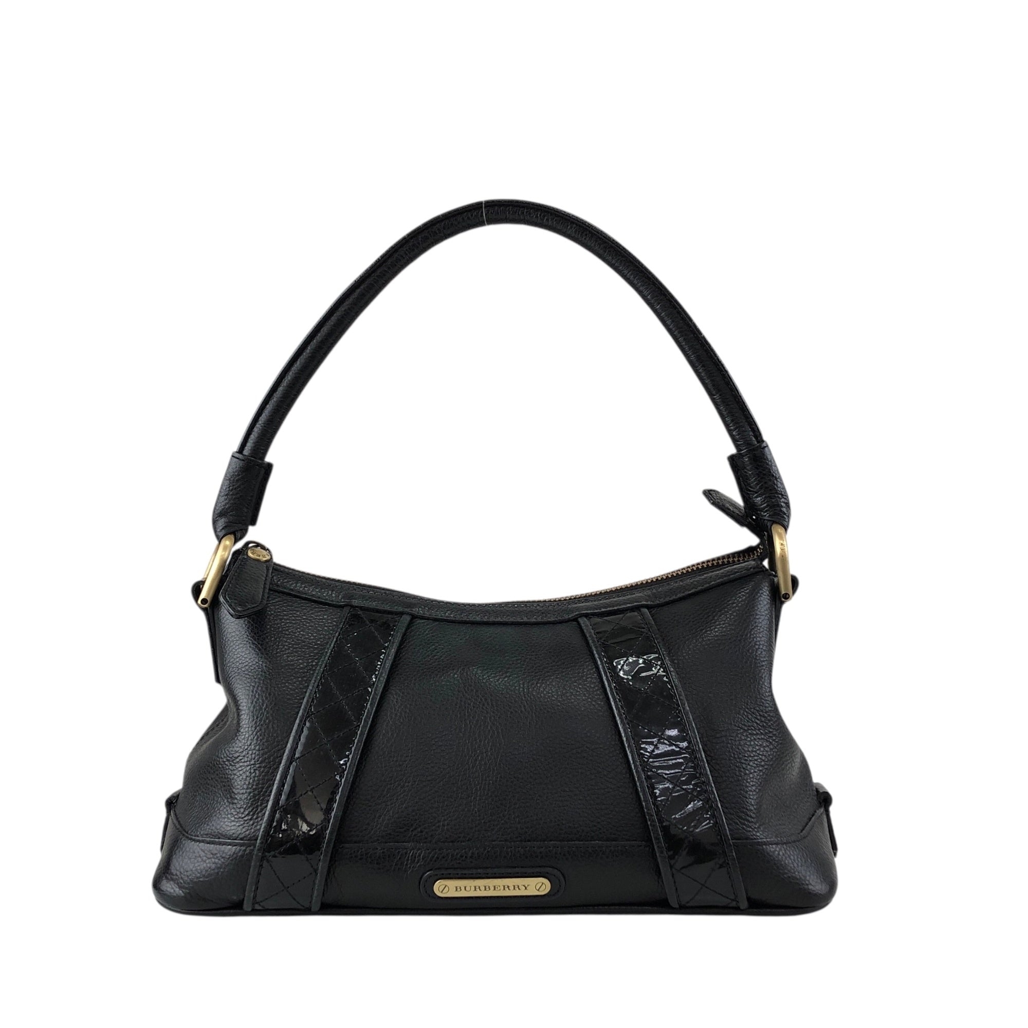 BURBERRY Logo Shoulder bag Black Vintage 7rnpei – VintageShop solo