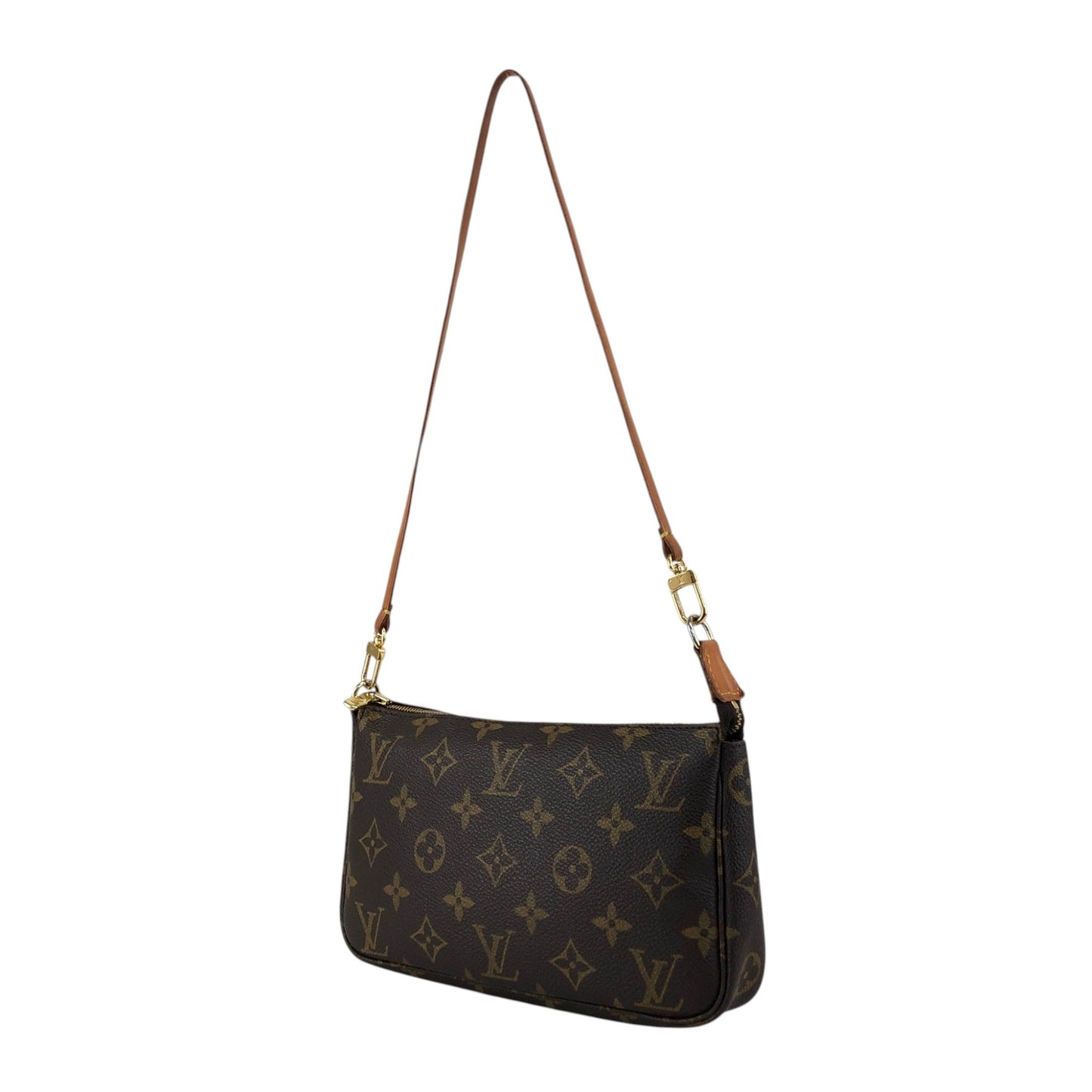 LOUIS VUITTON Monogram Shoulder bag Brown M51980 Vintage z7gkhx
