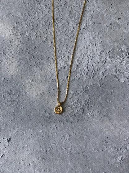 Christian Dior CD 標誌項鍊金色復古 h8hprh 