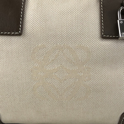 LOEWE Amazona Anagram Handbag Beige Vintage srrkp4