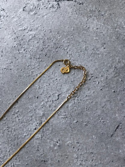 Christian Dior CD 標誌項鍊金色復古 h8hprh 