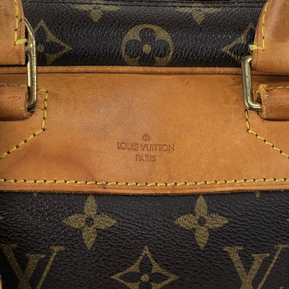 LOUIS VUITTON Monogram Handbag Brown Vintage bwp3ix