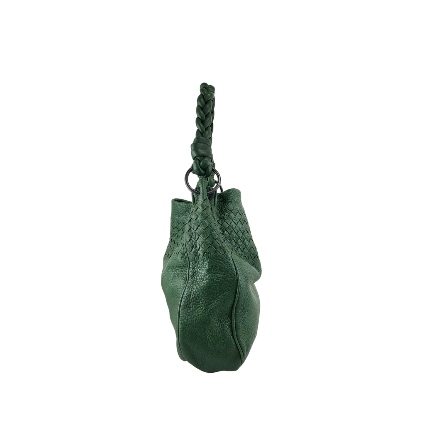 Bottega Veneta Intrecciato Shoulder bag Green Vintage bt6kue