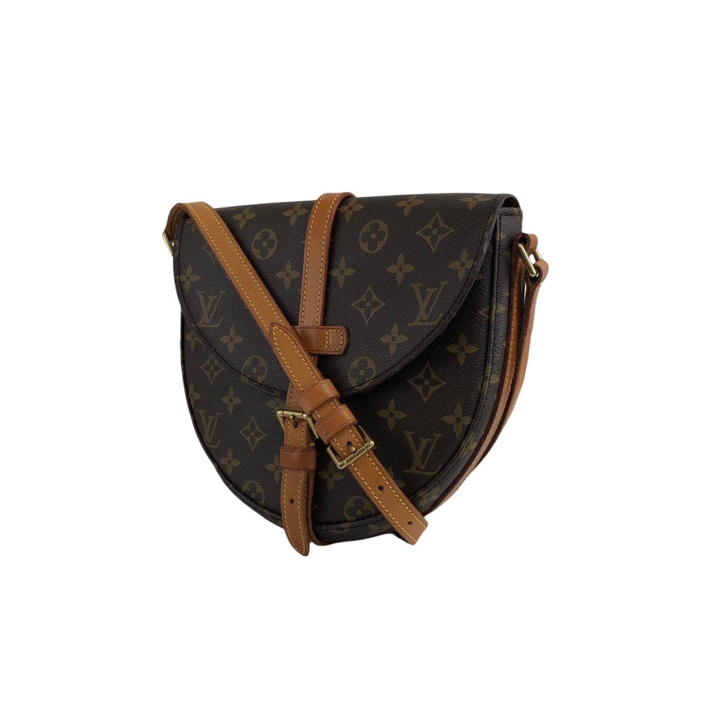 LOUIS VUITTON Monogram Shoulder bag Brown Vintage vdwefs