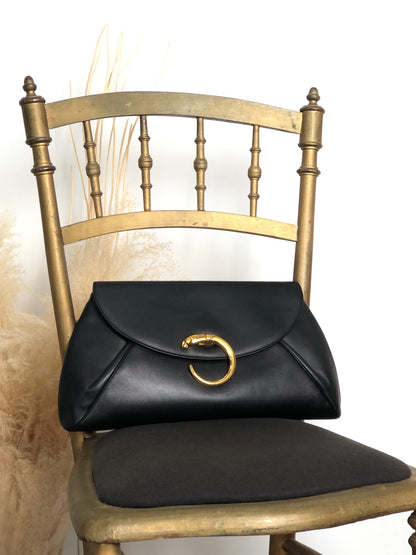 Cartier Clutch bag Black Vintage nhtgwj