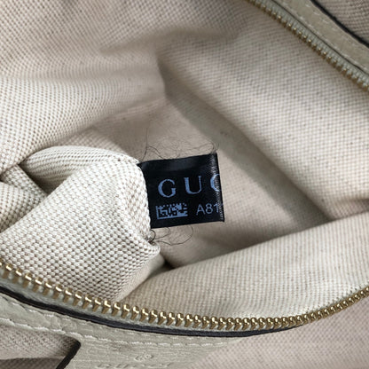 GUCCI Logo Totebag Ivory×Brown Vintage rc7r6c