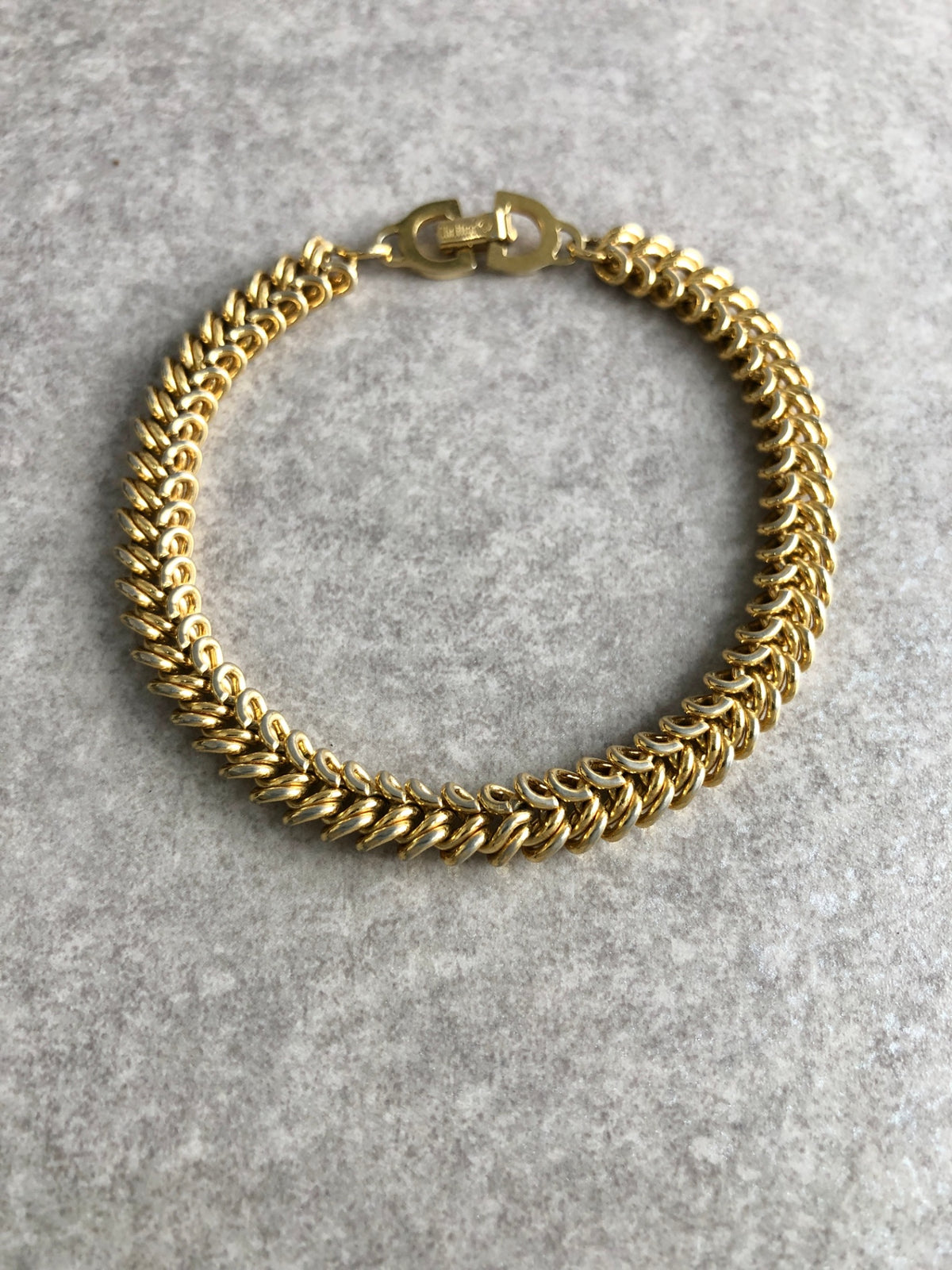 Christian Dior Bracelet Gold Vintage tz64jm
