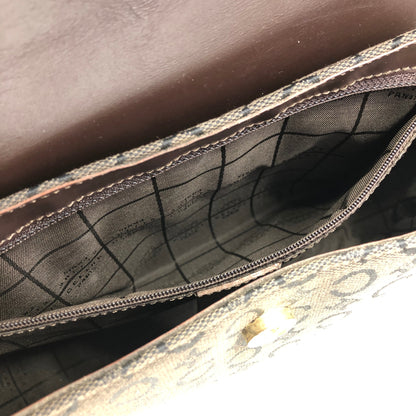 CELINE CMacadam Shoulder bag Hobobag Brown Vintage psiyb3