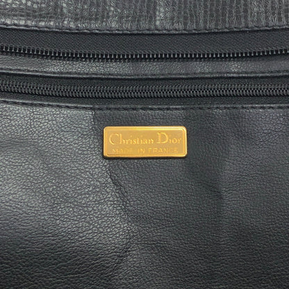 Christian Dior CD Logo Handbag Totebag Black Vintage 7e6azr