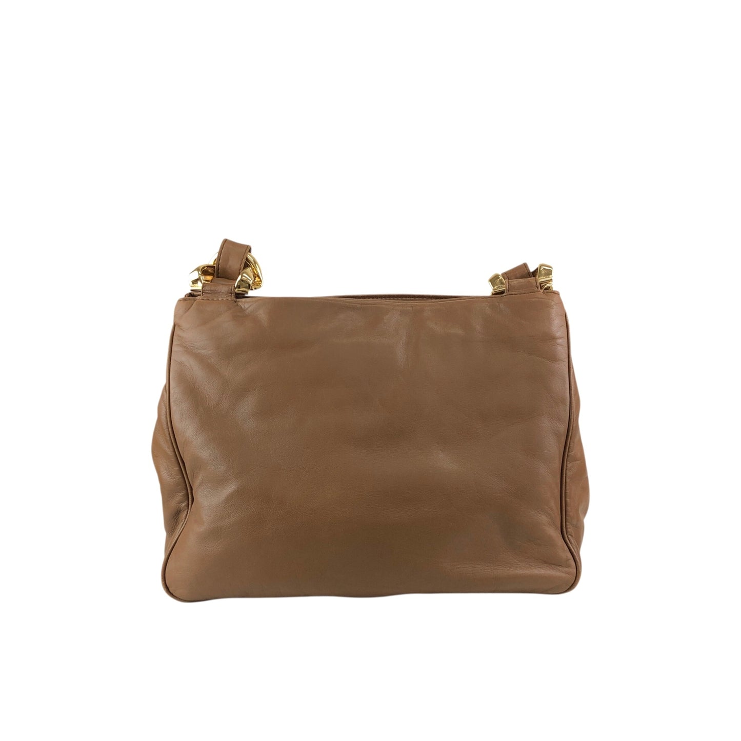 LOEWE Anagram Shoulder bag Brown Vintage hjuexd