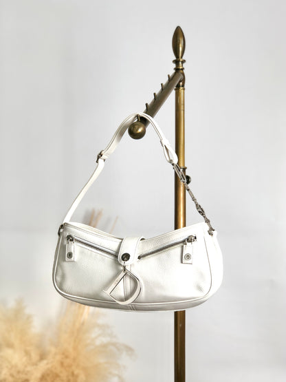 Christian Dior Shoulder bag White Vintage 8te7iw