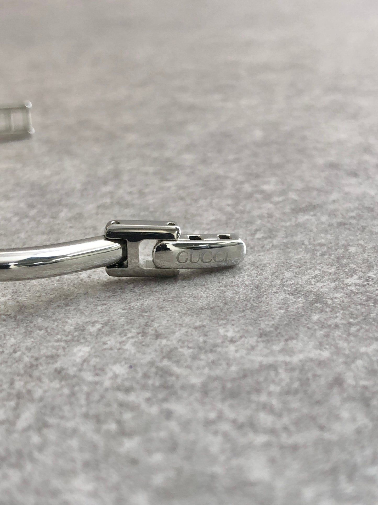 GUCCI Quartz Watch Silver 1900L Vintage ij6uej