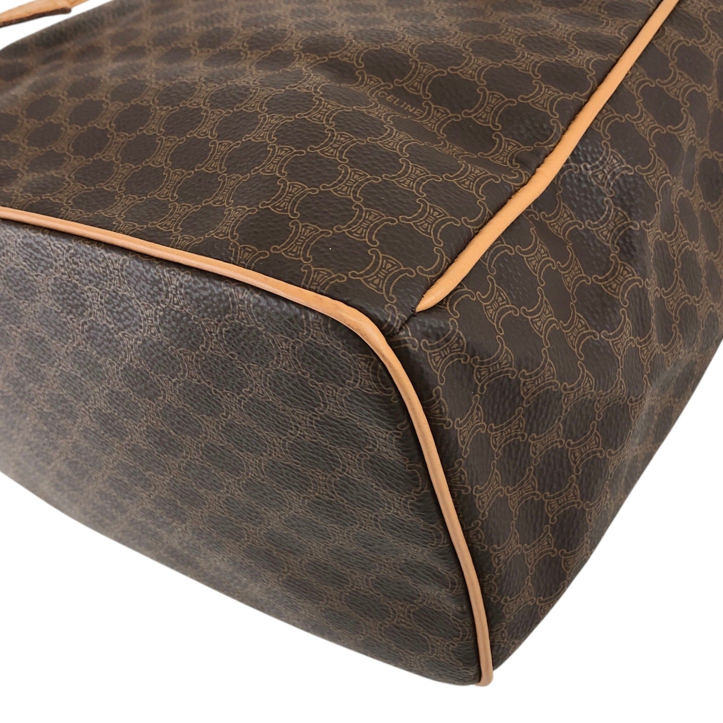 CELINE Macadam Gancini Backpack Brown Vintage x8u3v3