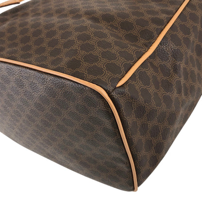 CELINE Macadam Gancini Backpack Brown Vintage x8u3v3