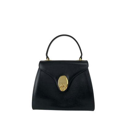 GIVENCHY Top Handle Handbag Black Vintage 8gf8y4