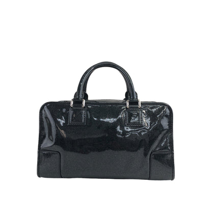 LOEWE Amazona28 Anagram Handbag Black Vintage 3w7hki