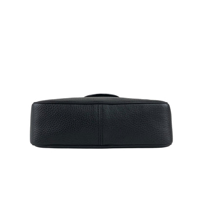 CELINE Circle Logo Shoulder bag Black Vintage bz4cv2