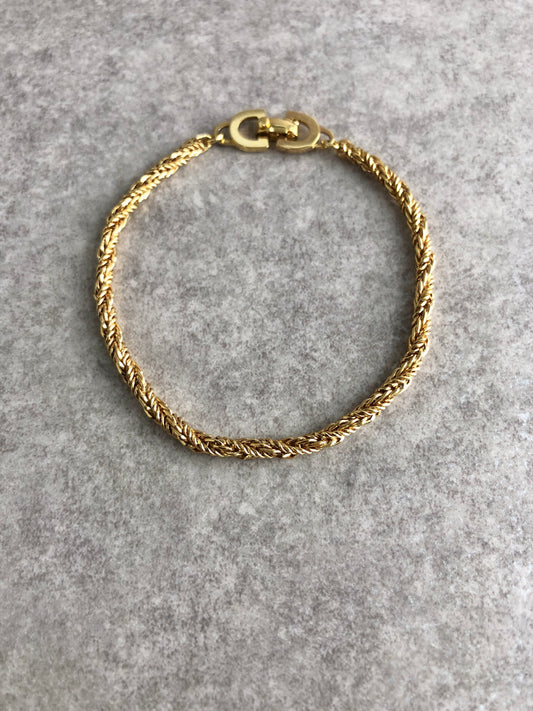 Christian Dior Bracelet Gold Vintage pft8gw