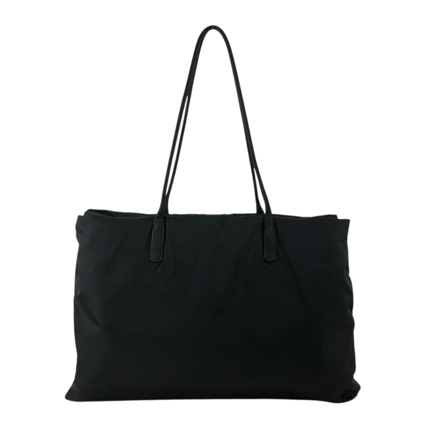 PRADA Tessuto Triangle Logo Totebag Black Vintage a5e385