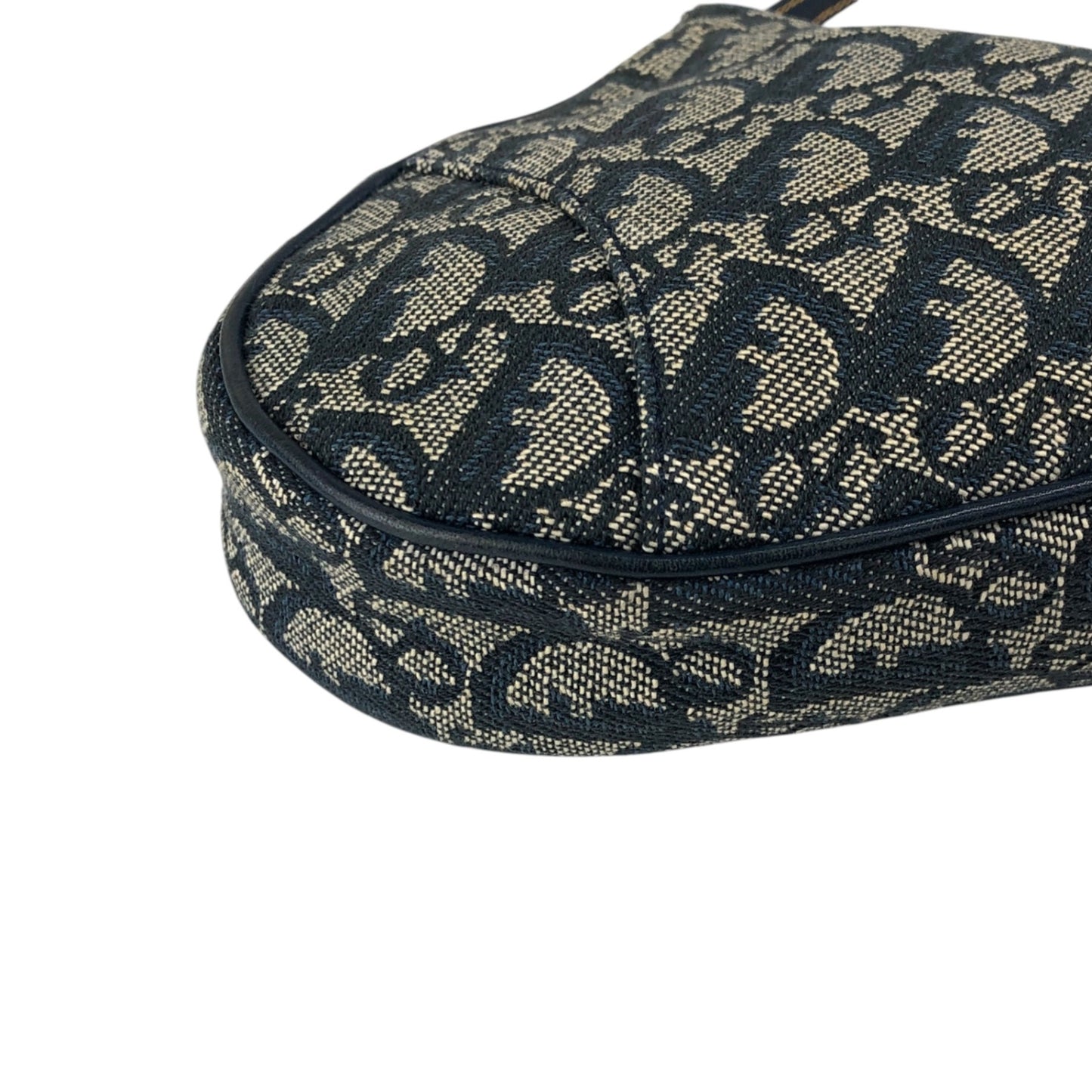 Christian Dior Trotter Shoulder bag Navy Vintage e4vgt6